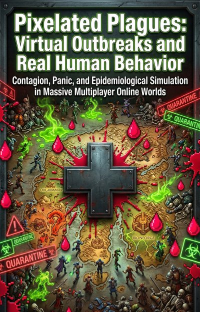 'Cover von Pixelated Plagues: Virtual Outbreaks and Real Human Behavior'-Cover