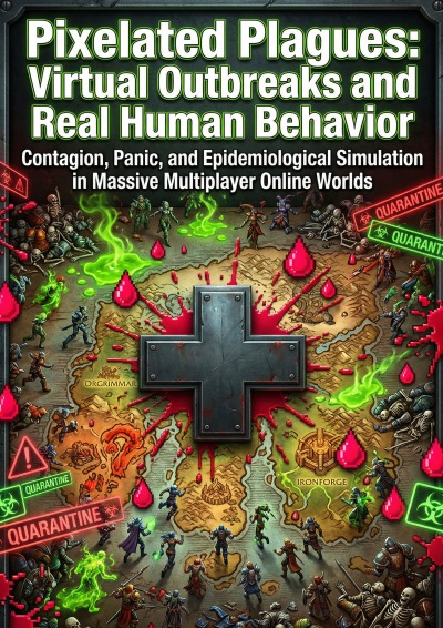 'Cover von Pixelated Plagues: Virtual Outbreaks and Real Human Behavior'-Cover