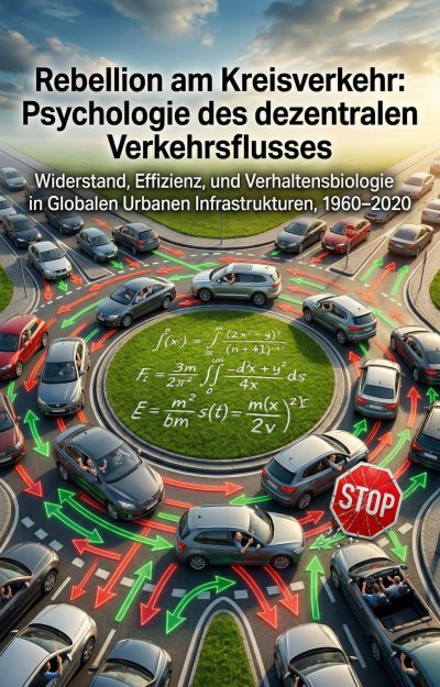 'Cover von Rebellion am Kreisverkehr: Psychologie des dezentralen Verkehrsflusses'-Cover