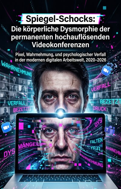 'Cover von Spiegel-Schocks: Die körperliche Dysmorphie der permanenten hochauflösenden Videokonferenzen'-Cover