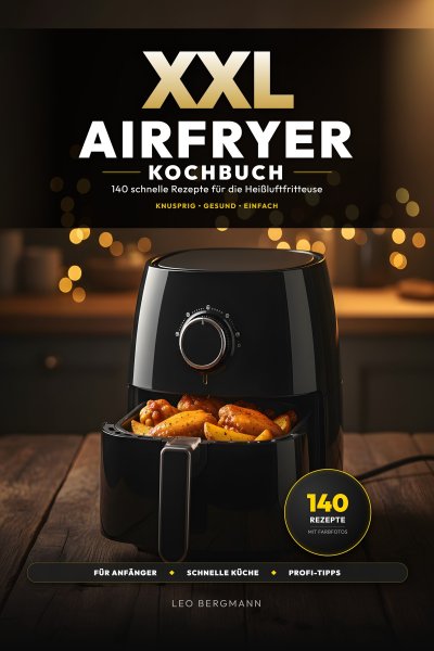 'Cover von XXL Airfryer Kochbuch: 140 schnelle Rezepte für die Heißluftfritteuse'-Cover
