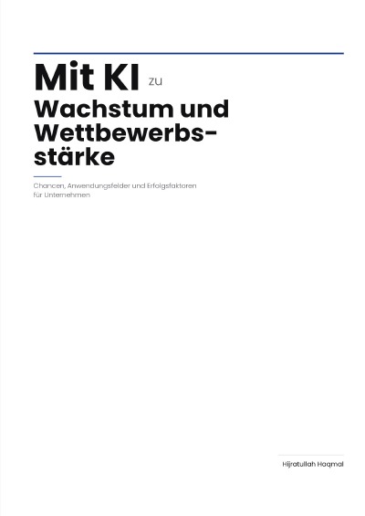 'Cover von Mit KI zu Wachstum und Wettbewerbsstärke'-Cover