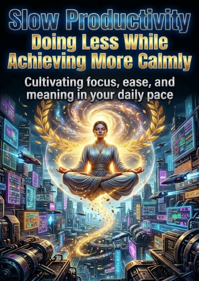 'Cover von Slow Productivity: Doing Less While Achieving More Calmly'-Cover