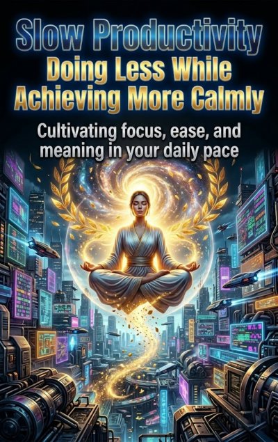 'Cover von Slow Productivity: Doing Less While Achieving More Calmly'-Cover