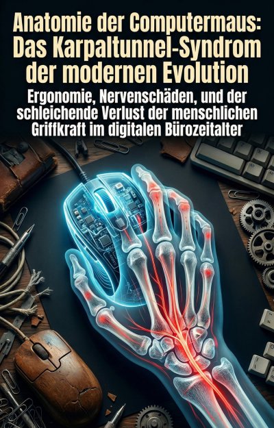 'Cover von Anatomie der Computermaus: Das Karpaltunnel-Syndrom der modernen Evolution'-Cover
