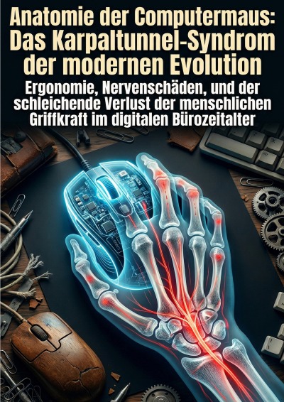 'Cover von Anatomie der Computermaus: Das Karpaltunnel-Syndrom der modernen Evolution'-Cover