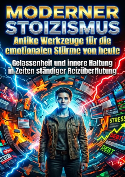 'Cover von Moderner Stoizismus: Antike Werkzeuge für die emotionalen Stürme von heute'-Cover