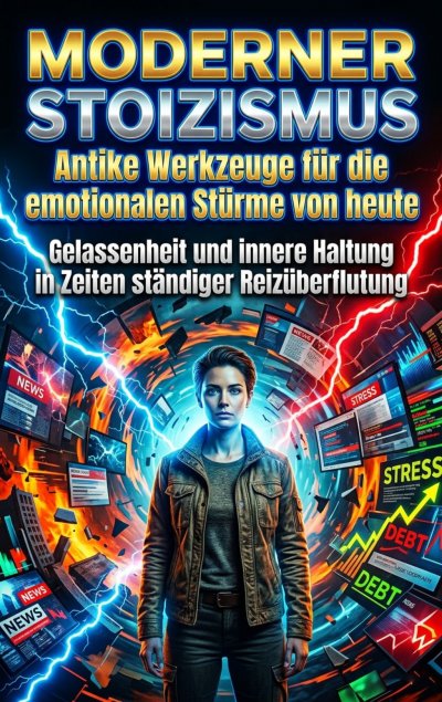 'Cover von Moderner Stoizismus: Antike Werkzeuge für die emotionalen Stürme von heute'-Cover