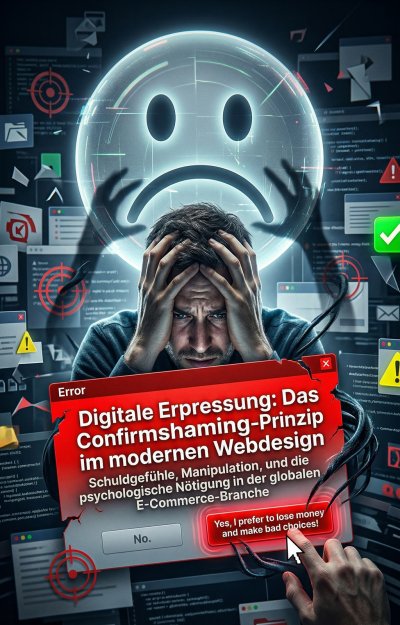 'Cover von Digitale Erpressung: Das Confirmshaming-Prinzip im modernen Webdesign'-Cover