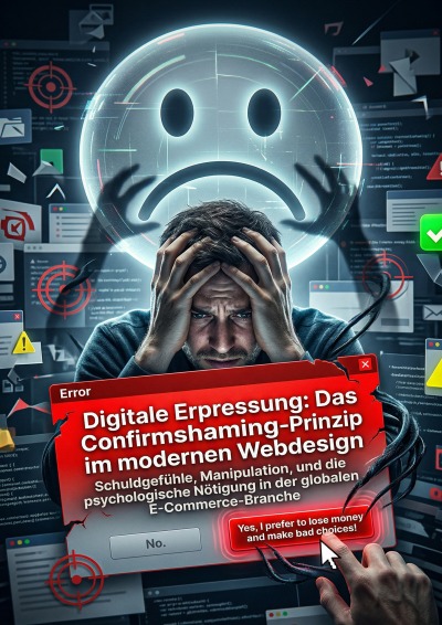'Cover von Digitale Erpressung: Das Confirmshaming-Prinzip im modernen Webdesign'-Cover