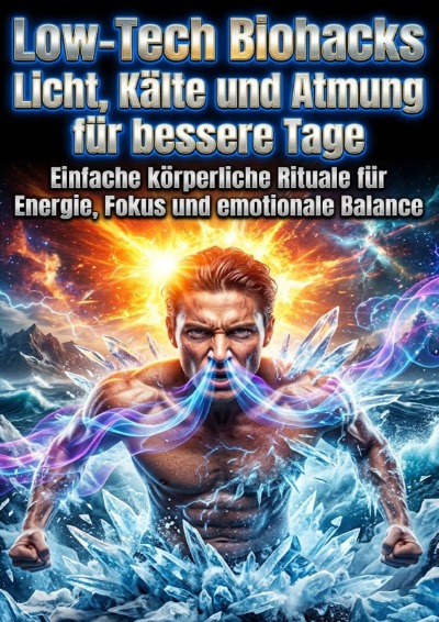 'Cover von Low-Tech Biohacks: Licht, Kälte und Atmung für bessere Tage'-Cover