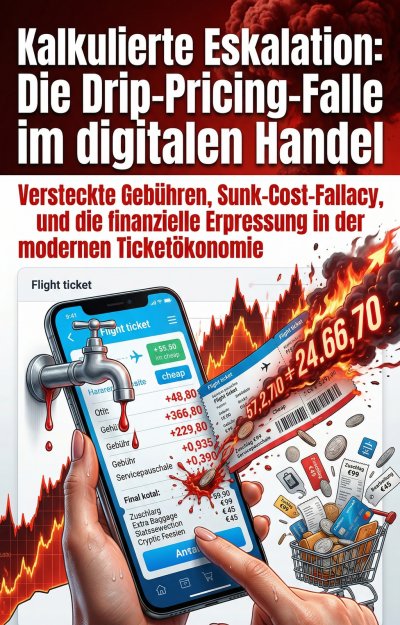 'Cover von Kalkulierte Eskalation: Die Drip-Pricing-Falle im digitalen Handel'-Cover