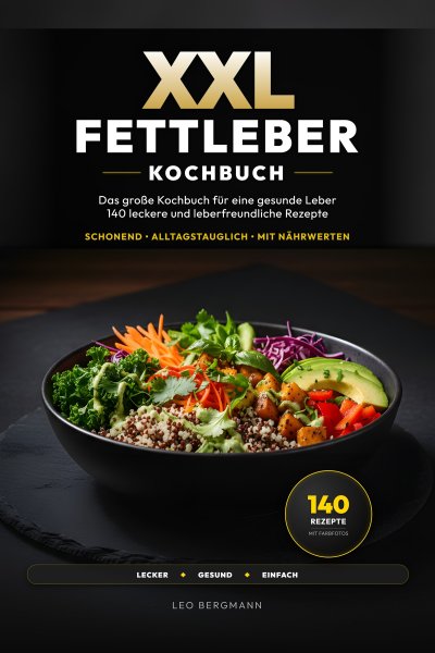 'Cover von XXL Fettleber Kochbuch für Senioren'-Cover