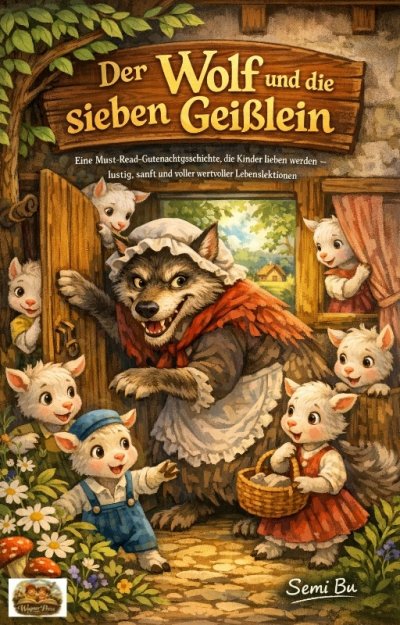 'Cover von Der Wolf und die sieben Geißlein'-Cover