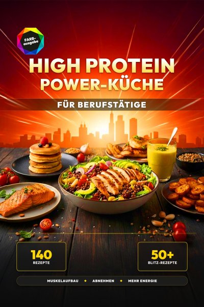 'Cover von High Protein Power-Küche für Berufstätige'-Cover