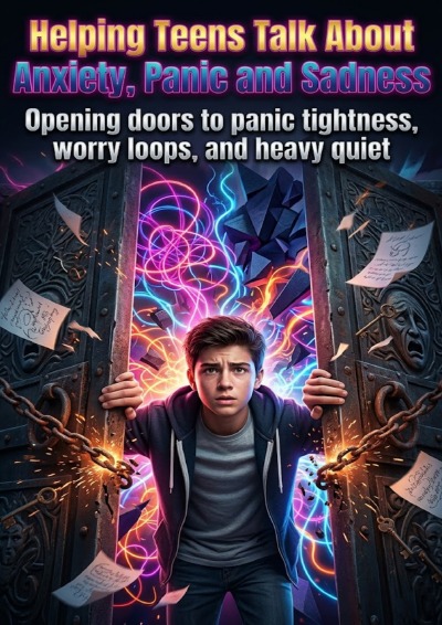 'Cover von Helping Teens Talk About Anxiety, Panic and Sadness'-Cover