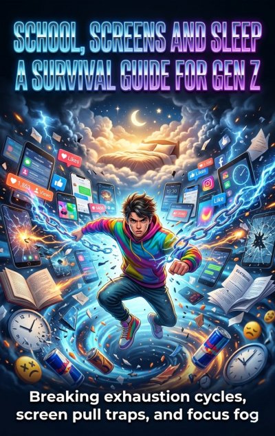 'Cover von School, Screens and Sleep: A Survival Guide for Gen Z'-Cover