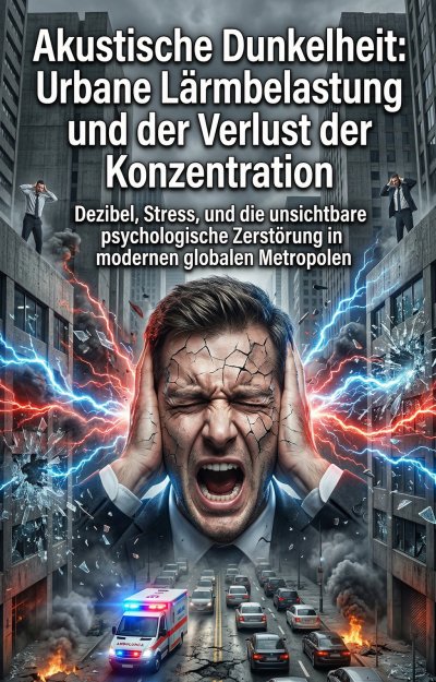'Cover von Akustische Dunkelheit: Urbane Lärmbelastung und der Verlust der Konzentration'-Cover