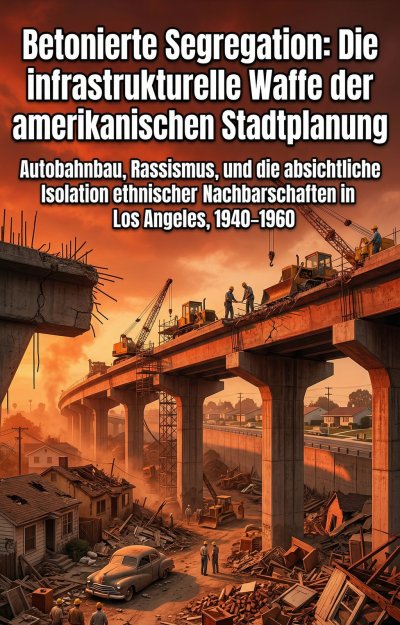 'Cover von Betonierte Segregation: Die infrastrukturelle Waffe der amerikanischen Stadtplanung'-Cover