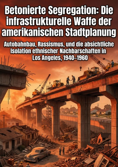 'Cover von Betonierte Segregation: Die infrastrukturelle Waffe der amerikanischen Stadtplanung'-Cover