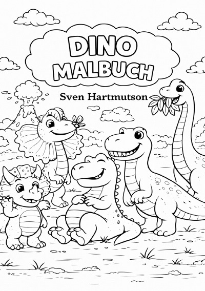 'Cover von Dino Malbuch'-Cover