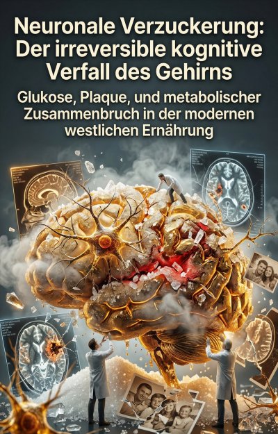 'Cover von Neuronale Verzuckerung: Der irreversible kognitive Verfall des Gehirns'-Cover