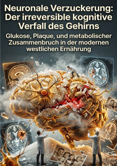 'Cover von Neuronale Verzuckerung: Der irreversible kognitive Verfall des Gehirns'-Cover