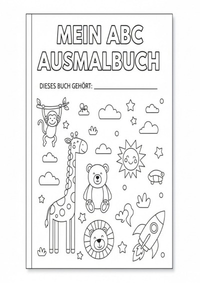 'Cover von Mein ABC Ausmalbuch'-Cover