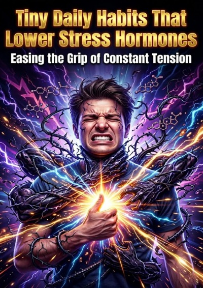 'Cover von Tiny Daily Habits That Lower Stress Hormones'-Cover