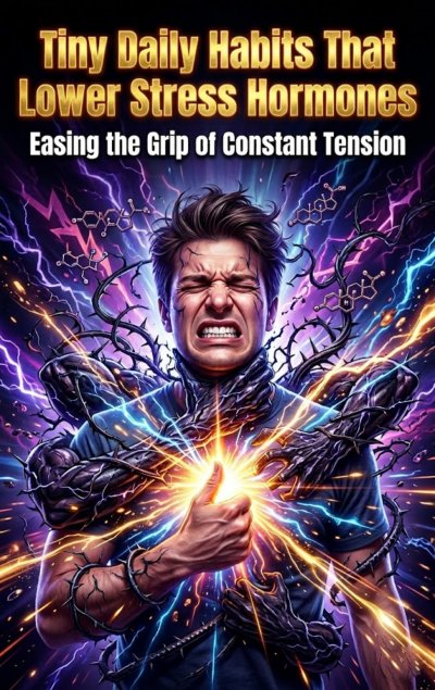 'Cover von Tiny Daily Habits That Lower Stress Hormones'-Cover