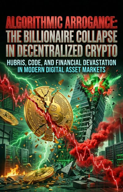 'Cover von Algorithmic Arrogance: The Billionaire Collapse in Decentralized Crypto'-Cover