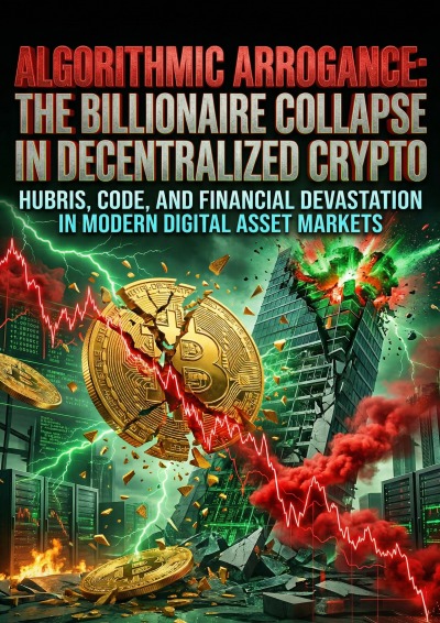 'Cover von Algorithmic Arrogance: The Billionaire Collapse in Decentralized Crypto'-Cover