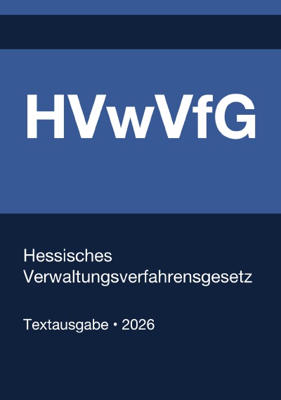 'Cover von HVwVfG – Hessisches Verwaltungsverfahrensgesetz 2026'-Cover