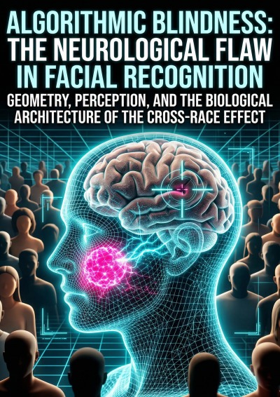 'Cover von Algorithmic Blindness: The Neurological Flaw in Facial Recognition'-Cover