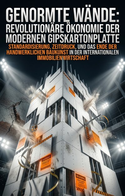 'Cover von Genormte Wände: Die revolutionäre Ökonomie der modernen Gipskartonplatte'-Cover