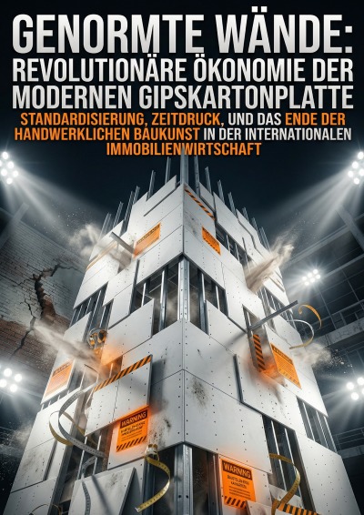 'Cover von Genormte Wände: Die revolutionäre Ökonomie der modernen Gipskartonplatte'-Cover