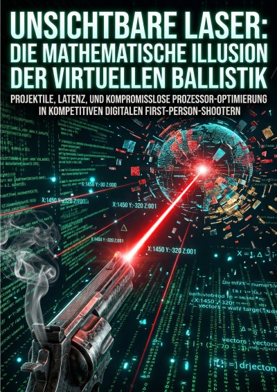 'Cover von Unsichtbare Laser: Die mathematische Illusion der virtuellen Ballistik'-Cover