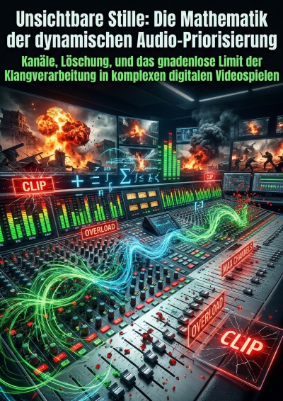 'Cover von Unsichtbare Stille: Die Mathematik der dynamischen Audio-Priorisierung'-Cover