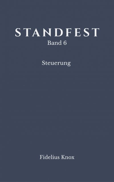 'Cover von STANDFEST Band 6 Steuerung'-Cover
