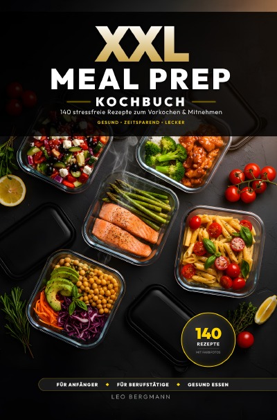 'Cover von XXL Meal Prep Kochbuch für Anfänger'-Cover