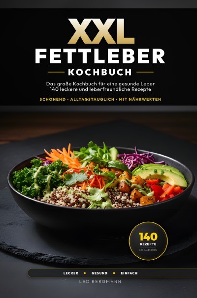 'Cover von XXL Fettleber Kochbuch für Senioren'-Cover