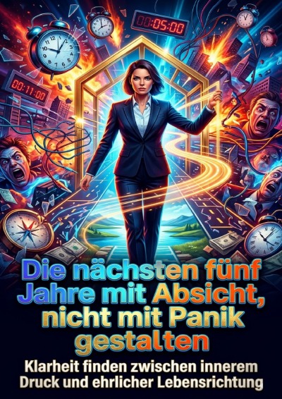 'Cover von Die nächsten fünf Jahre mit Absicht, nicht mit Panik gestalten'-Cover