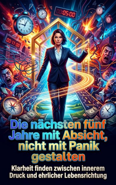 'Cover von Die nächsten fünf Jahre mit Absicht, nicht mit Panik gestalten'-Cover
