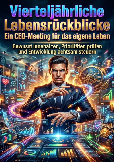 'Cover von Vierteljährliche Lebensrückblicke: Ein CEO-Meeting für das eigene Leben'-Cover