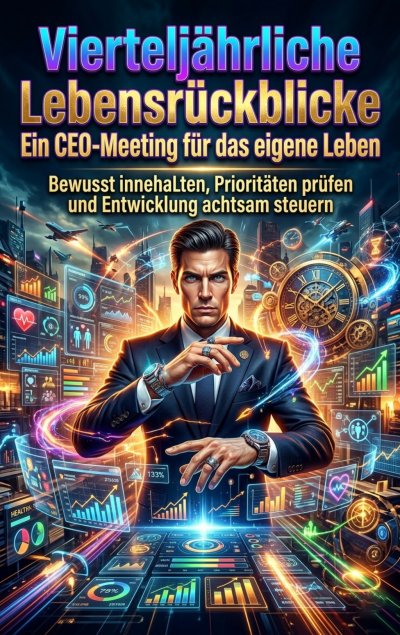 'Cover von Vierteljährliche Lebensrückblicke: Ein CEO-Meeting für das eigene Leben'-Cover