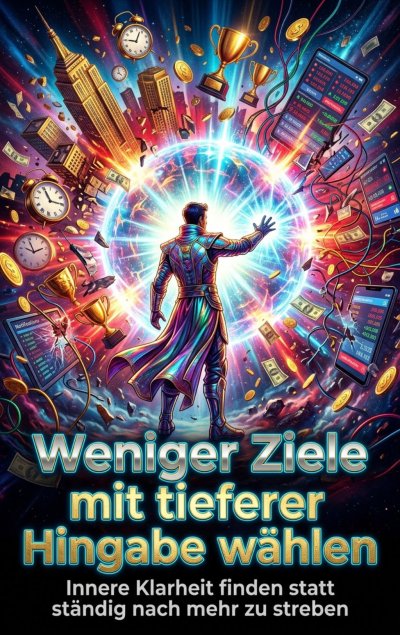 'Cover von Weniger Ziele mit tieferer Hingabe wählen'-Cover