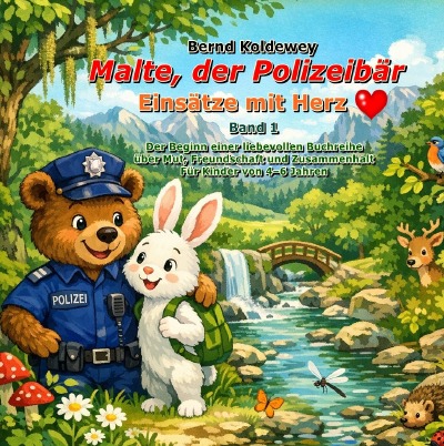 'Cover von Malte, der Polizeibär – Einsätze mit Herz'-Cover