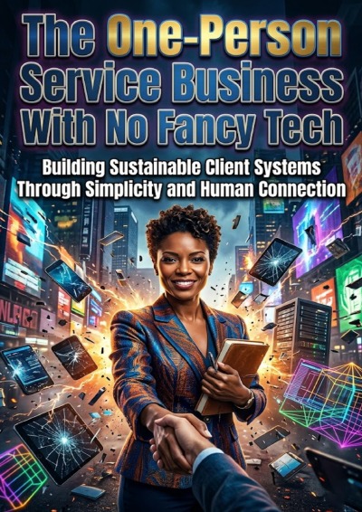'Cover von The One-Person Service Business With No Fancy Tech'-Cover