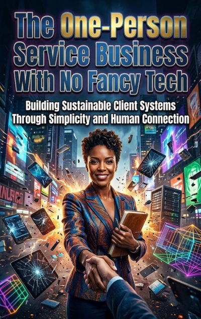 'Cover von The One-Person Service Business With No Fancy Tech'-Cover