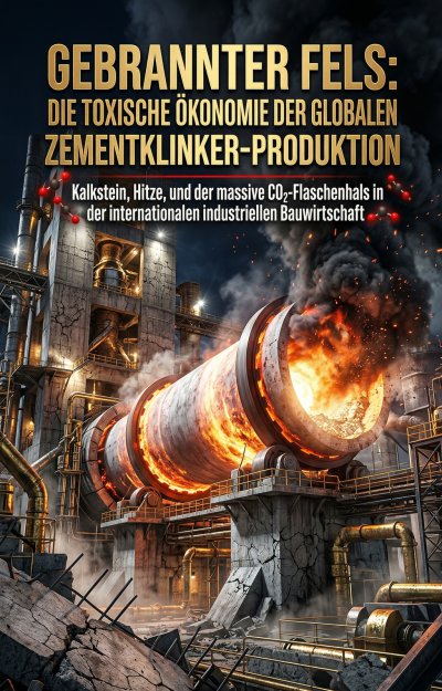 'Cover von Gebrannter Fels: Die toxische Ökonomie der globalen Zementklinker-Produktion'-Cover